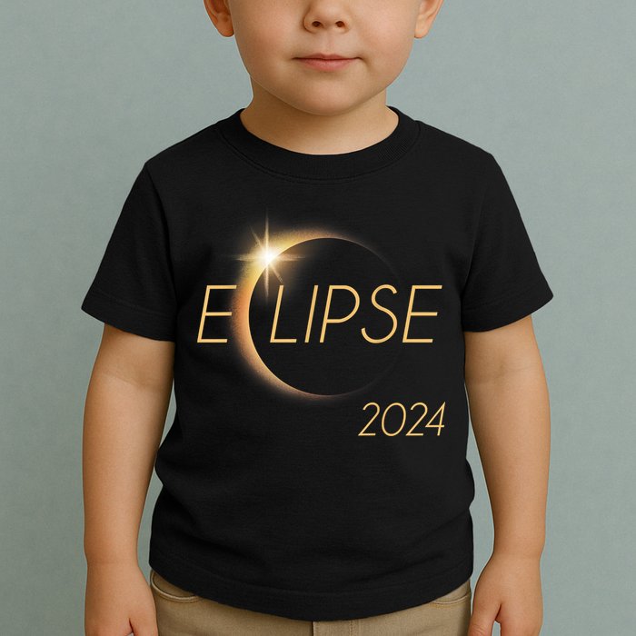 America Totality 04 08 24 Total Solar Eclipse 2024 Toddler T-Shirt