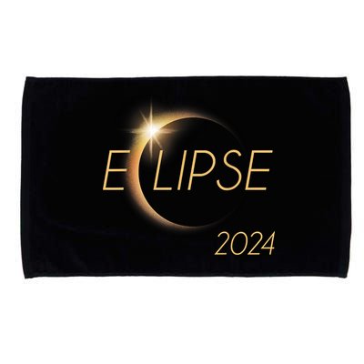 America Totality 04 08 24 Total Solar Eclipse 2024 Microfiber Hand Towel