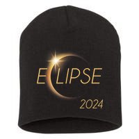 America Totality 04 08 24 Total Solar Eclipse 2024 Short Acrylic Beanie
