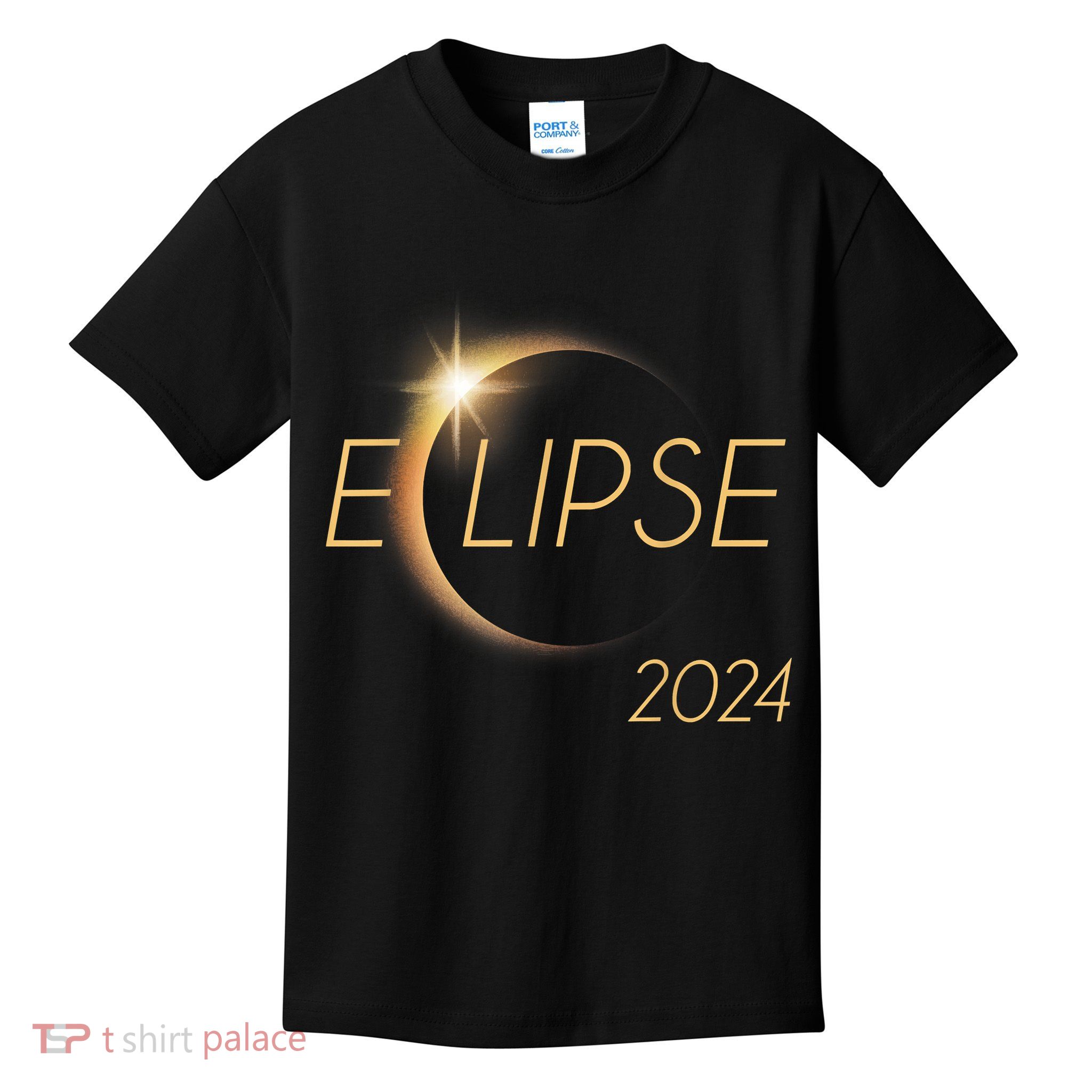 America Totality 04 08 24 Total Solar Eclipse 2024 Kids T-Shirt