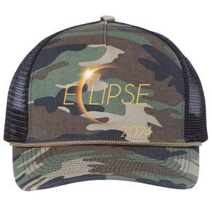 America Totality 04 08 24 Total Solar Eclipse 2024 Retro Rope Trucker Hat Cap