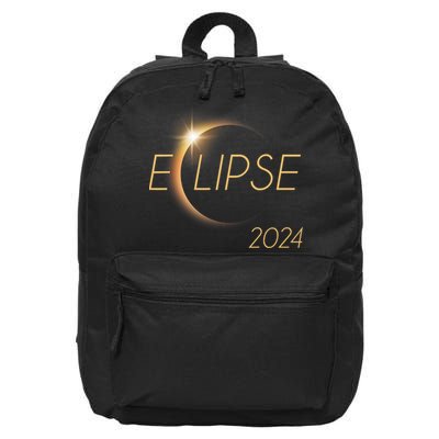 America Totality 04 08 24 Total Solar Eclipse 2024 Trendy 16 in Basic Backpack