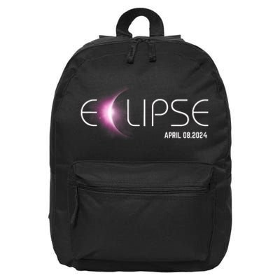 America Totality 04 08 24 Total Solar Eclipse 2024 Trendy 16 in Basic Backpack