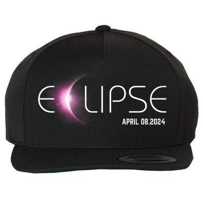 America Totality 04 08 24 Total Solar Eclipse 2024 Trendy Wool Snapback Cap