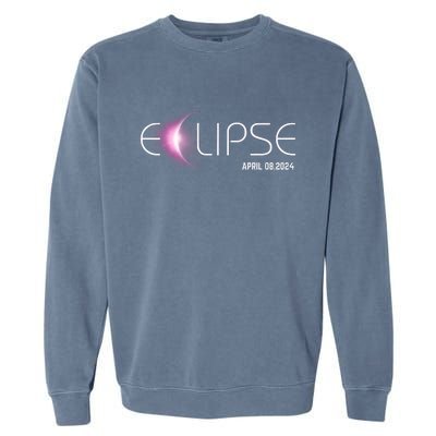 America Totality 04 08 24 Total Solar Eclipse 2024 Trendy Garment-Dyed Sweatshirt