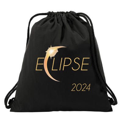 America Totality 04 08 24 Total Solar Eclipse 2024 Drawstring Bag