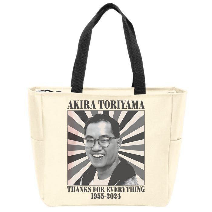 Akira Toriyama 1955 To 2024 Zip Tote Bag