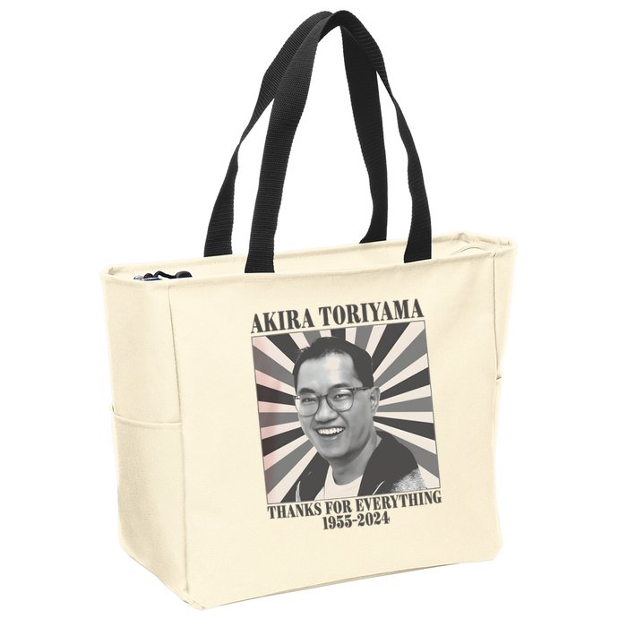 Akira Toriyama 1955 To 2024 Zip Tote Bag