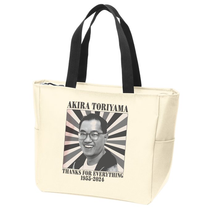 Akira Toriyama 1955 To 2024 Zip Tote Bag