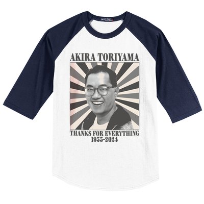 Akira Toriyama 1955 To 2024 Baseball Sleeve Shirt