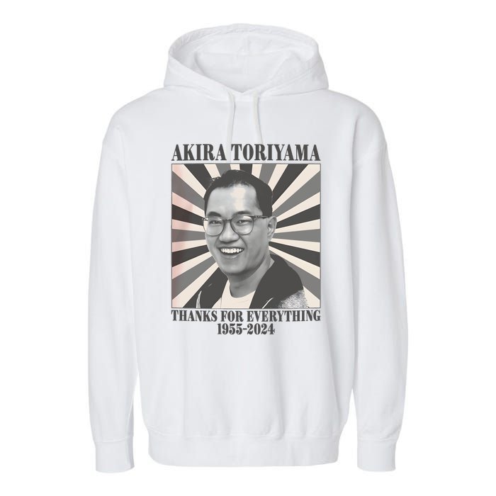 Akira Toriyama 1955 To 2024 Garment-Dyed Fleece Hoodie