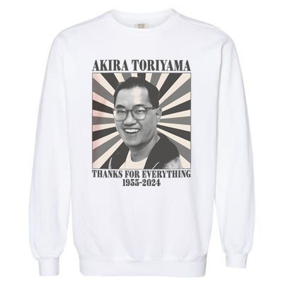 Akira Toriyama 1955 To 2024 Garment-Dyed Sweatshirt