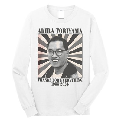 Akira Toriyama 1955 To 2024 Long Sleeve Shirt