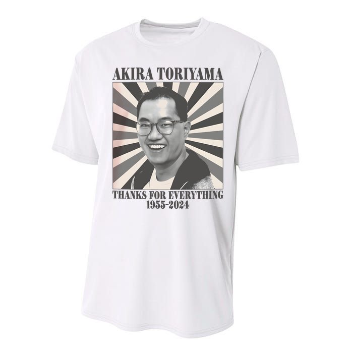 Akira Toriyama 1955 To 2024 Performance Sprint T-Shirt