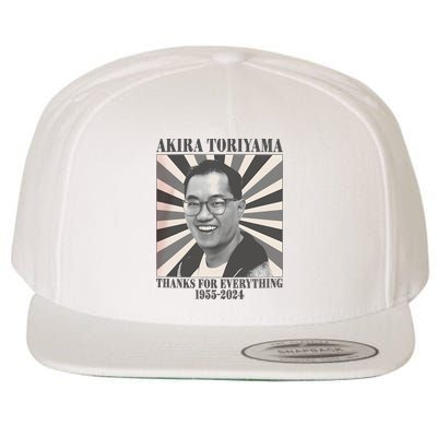 Akira Toriyama 1955 To 2024 Wool Snapback Cap