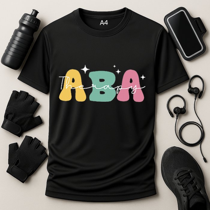 Aba Therapy 2 Sided All Behavior Is A Form Of Communication Performance Shirt