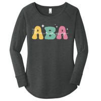 Aba Therapy 2 Sided All Behavior Is A Form Of Communication Women's Perfect Tri Tunic Long Sleeve Shirt