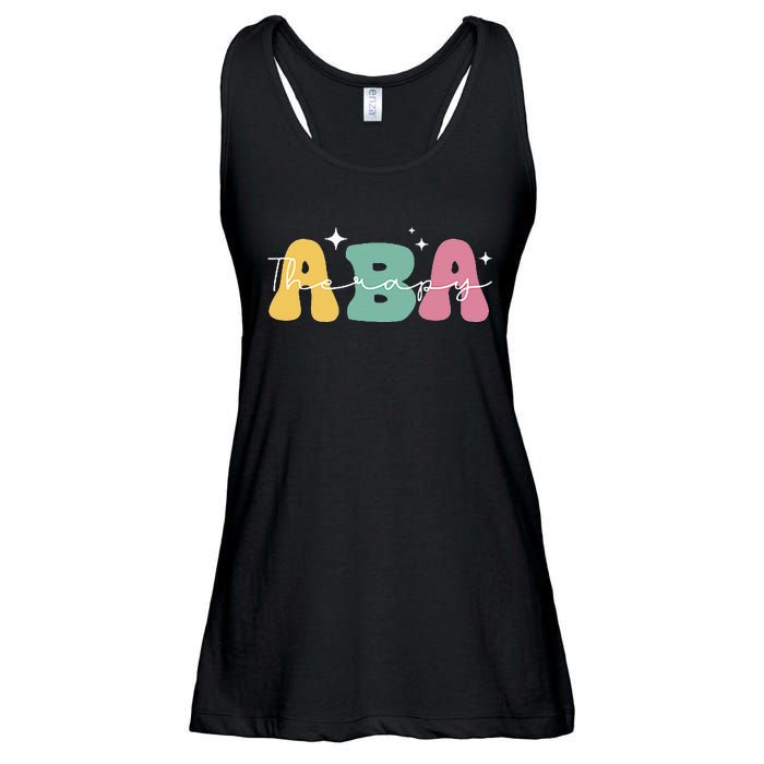 Aba Therapy 2 Sided All Behavior Is A Form Of Communication Ladies Essential Flowy Tank