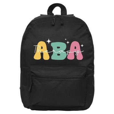 Aba Therapy 2 Sided All Behavior Is A Form Of Communication 16 in Basic Backpack