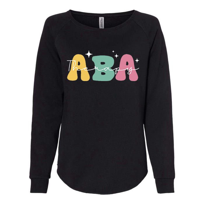 Aba Therapy 2 Sided All Behavior Is A Form Of Communication Womens California Wash Sweatshirt