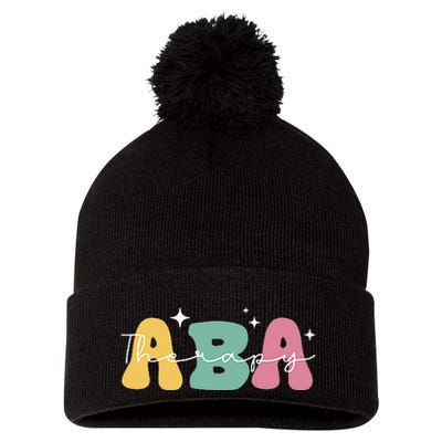 Aba Therapy 2 Sided All Behavior Is A Form Of Communication Pom Pom 12in Knit Beanie