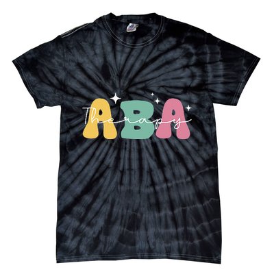 Aba Therapy 2 Sided All Behavior Is A Form Of Communication Tie-Dye T-Shirt