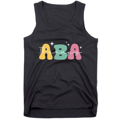 Aba Therapy 2 Sided All Behavior Is A Form Of Communication Tank Top