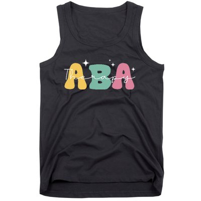 Aba Therapy 2 Sided All Behavior Is A Form Of Communication Tank Top