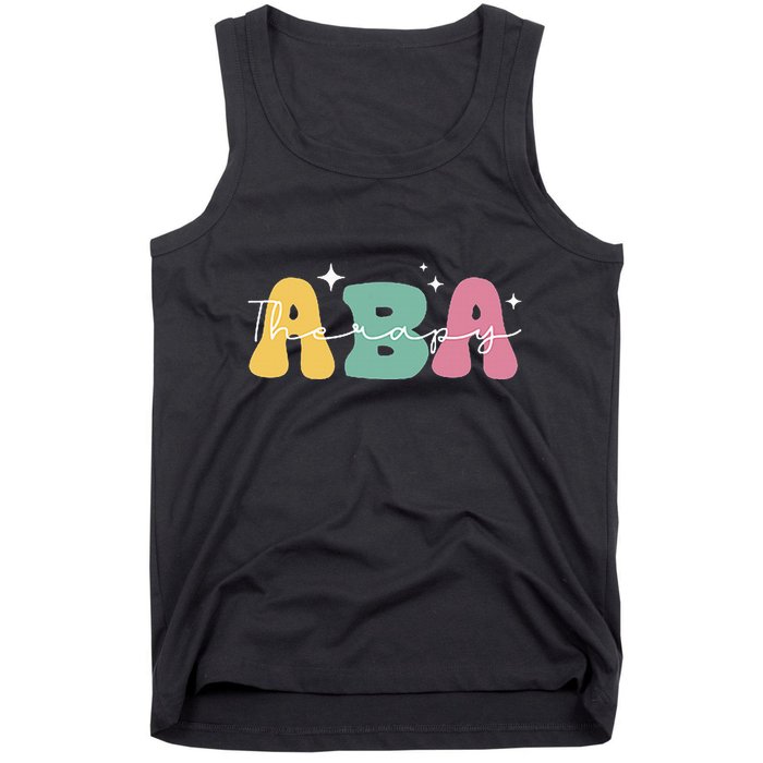 Aba Therapy 2 Sided All Behavior Is A Form Of Communication Tank Top