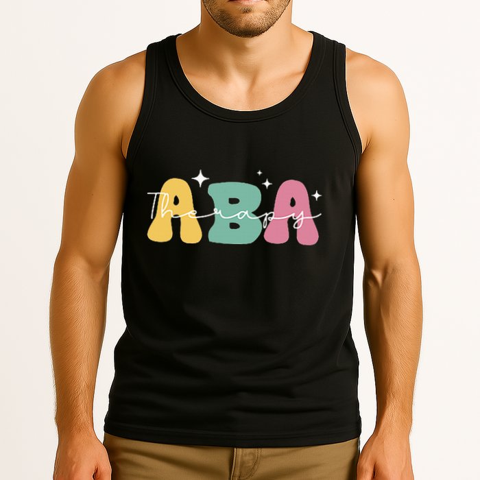Aba Therapy 2 Sided All Behavior Is A Form Of Communication Tank Top