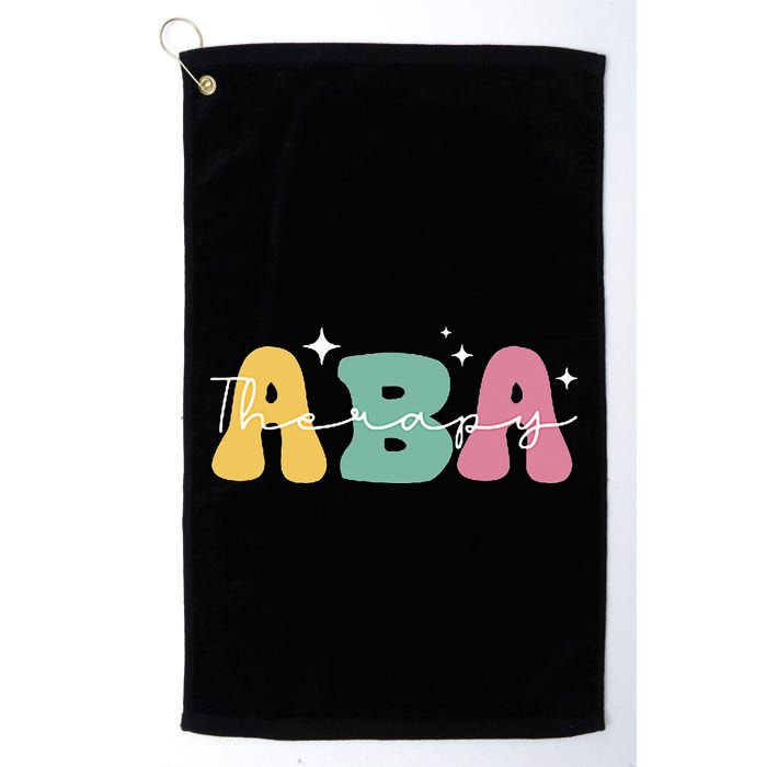 Aba Therapy 2 Sided All Behavior Is A Form Of Communication Golf Towel