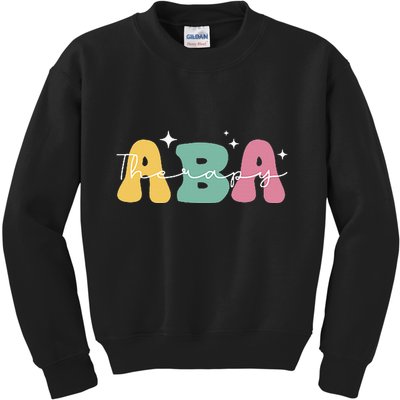 Aba Therapy 2 Sided All Behavior Is A Form Of Communication Kids Sweatshirt