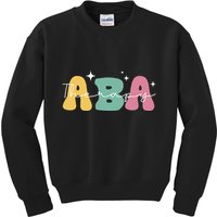 Aba Therapy 2 Sided All Behavior Is A Form Of Communication Kids Sweatshirt