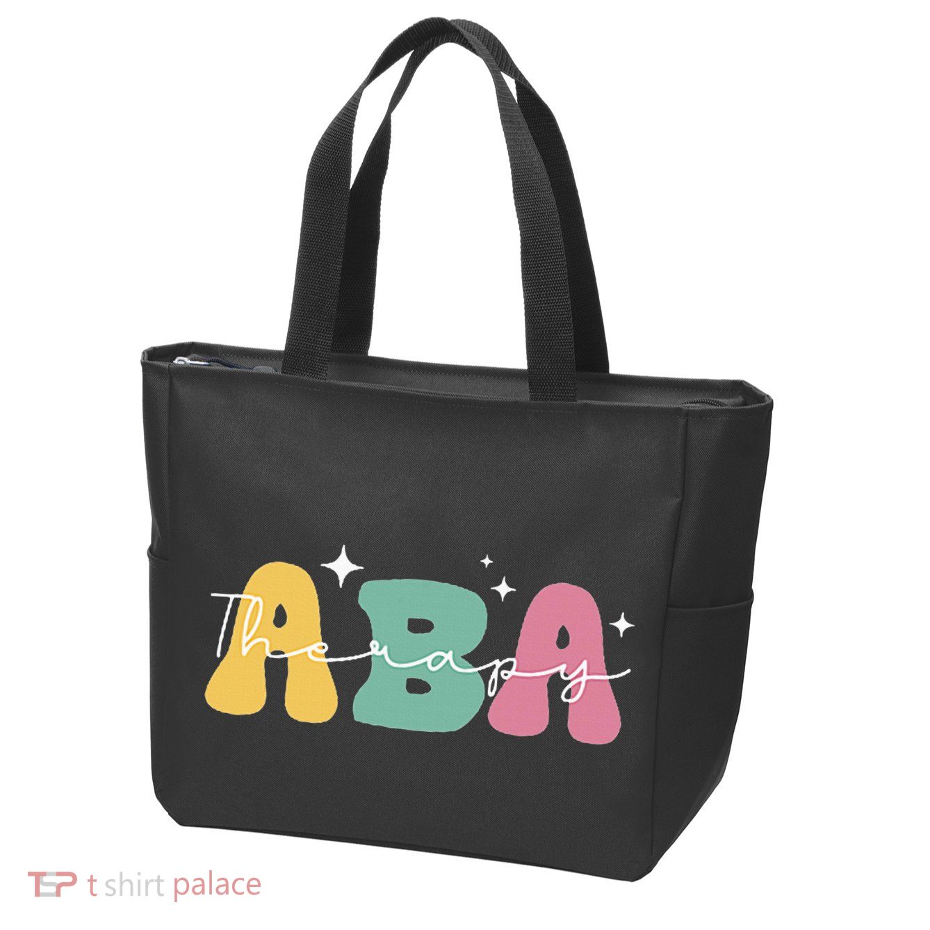 Aba Therapy 2 Sided All Behavior Is A Form Of Communication Zip Tote Bag