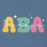 Aba Therapy 2 Sided All Behavior Is A Form Of Communication Garment-Dyed Sweatshirt