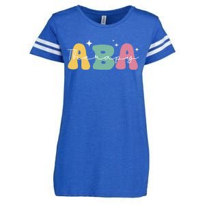 Aba Therapy 2 Sided All Behavior Is A Form Of Communication Enza Ladies Jersey Football T-Shirt