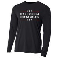 Anti Trump 2024 Traitor Trump Make Russia Great Again Cooling Performance Long Sleeve Crew