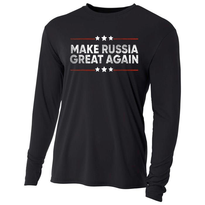 Anti Trump 2024 Traitor Trump Make Russia Great Again Cooling Performance Long Sleeve Crew