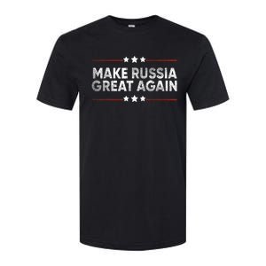 Anti Trump 2024 Traitor Trump Make Russia Great Again Softstyle CVC T-Shirt