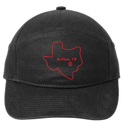 Autism Texas 2024 7-Panel Snapback Hat