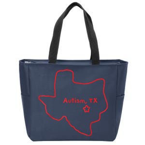 Autism Texas 2024 Zip Tote Bag