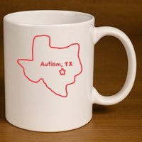 Autism Texas 2024 11oz C Handle Ceramic Mug