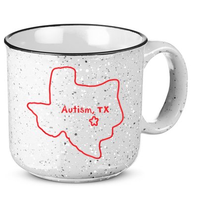 Autism Texas 2024 15oz Campfire Ceramic Mug