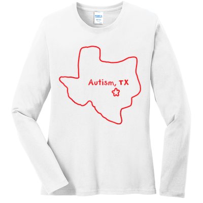 Autism Texas 2024 Ladies Long Sleeve Shirt