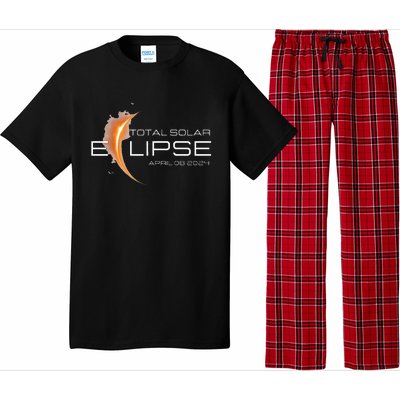 American Totally 2024 Total Solar Eclipse April 08 2024 Pajama Set