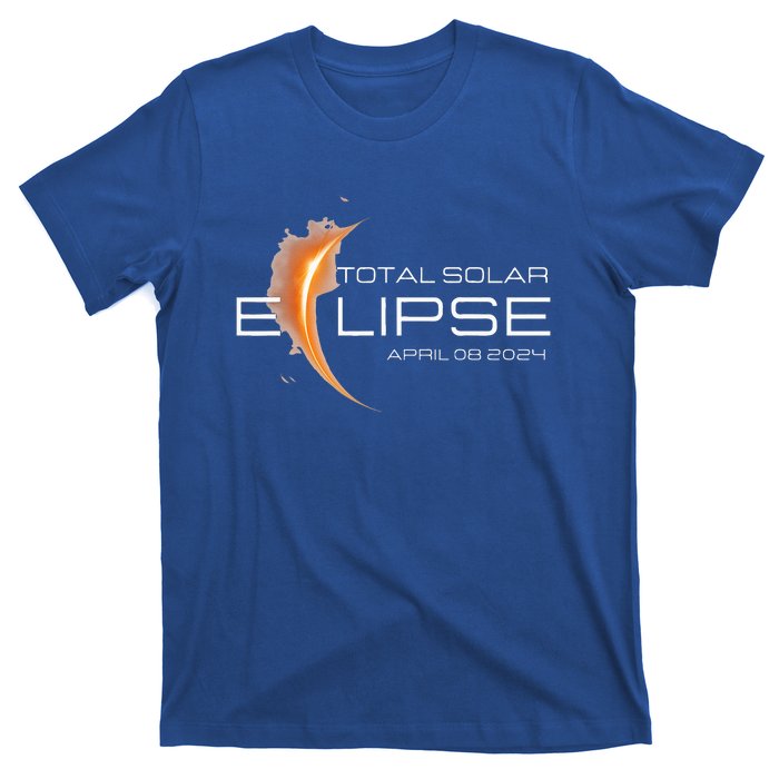 American Totally 2024 Total Solar Eclipse April 08 2024 T-Shirt