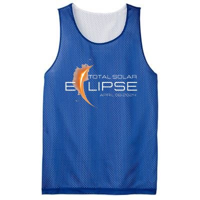 American Totally 2024 Total Solar Eclipse April 08 2024 Mesh Reversible Basketball Jersey Tank