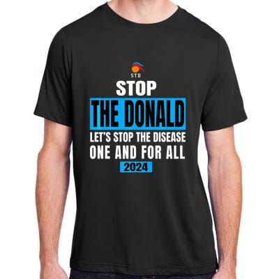 Anti Trump 2024 STD Funny Stop The Donald Trump Impeach Adult ChromaSoft Performance T-Shirt