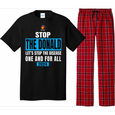 Anti Trump 2024 STD Funny Stop The Donald Trump Impeach Pajama Set