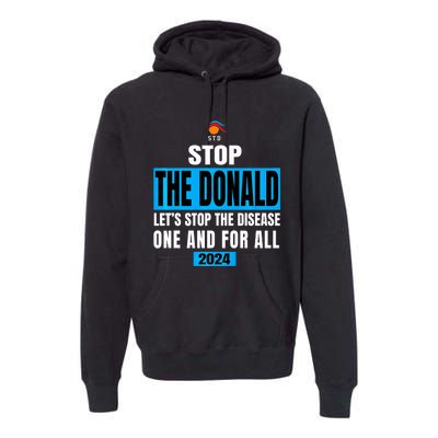 Anti Trump 2024 STD Funny Stop The Donald Trump Impeach Premium Hoodie